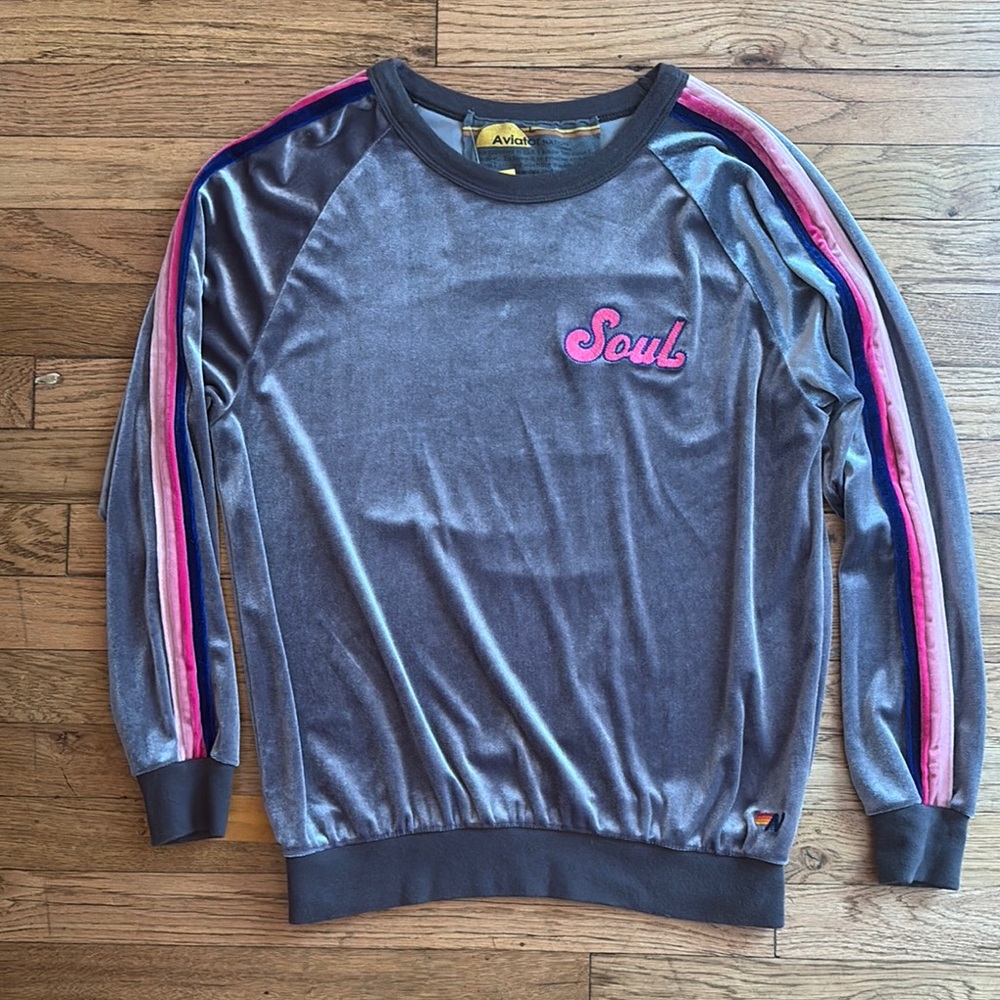 Aviator Nation Velvet Soul Collab Sweatshirt